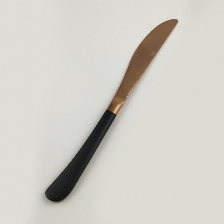 Нож столовый &quot;Provence&quot; медное матовое PVD покрытие черная ручка P.L. Proff Cuisine 81280025