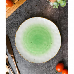 Тарелка d 21 см зеленая фарфор &quot;The Sun Eco&quot; P.L. Proff Cuisine