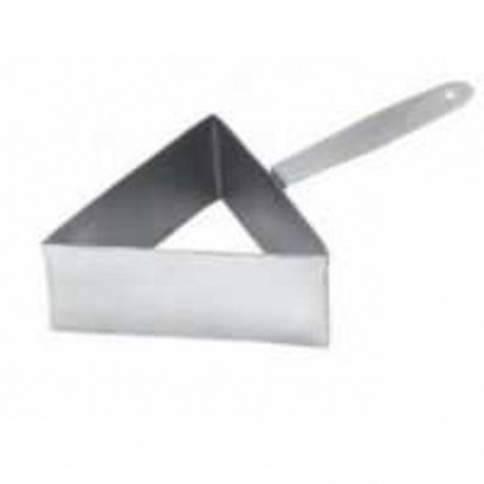 Форма для выкладки с ручкой, треугольник со сторонами 10 см, h 4 см, P.L. Proff Cuisine 70370322