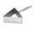 Форма для выкладки с ручкой, треугольник со сторонами 10 см, h 4 см, P.L. Proff Cuisine 70370322