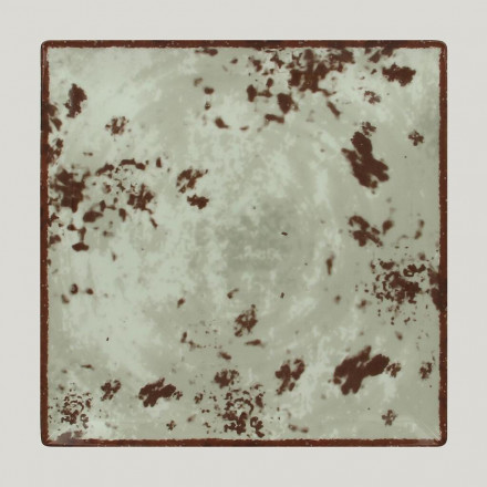 Тарелка RAK Porcelain Peppery квадратная 27*27 см, h 2,6 см, серый цвет 81220621
