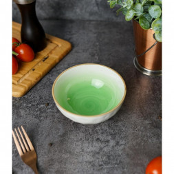 Салатник 360 мл d 12,8 см h5,5 см зеленый фарфор &quot;The Sun Eco&quot; P.L. Proff Cuisine