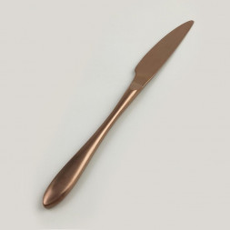 Нож столовый &quot;Alessi-Copper&quot; медное матовое PVD покрытие