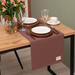 Дорожка на стол Этель Kitchen 40х150 см, цв. коричневый, 100% хл, саржа 220 г/м2 7866011