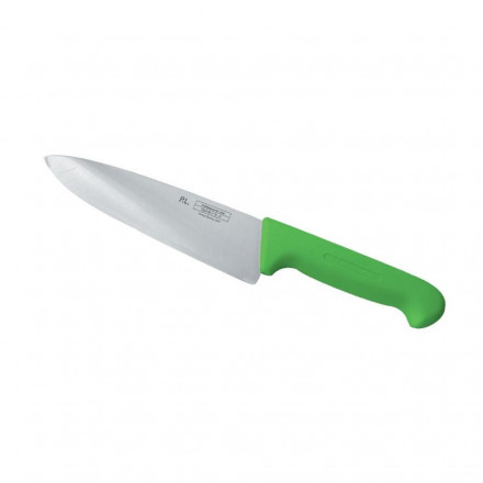 Шеф-нож PRO-Line 20 см, зеленая пластиковая ручка, P.L. Proff Cuisine 71047291