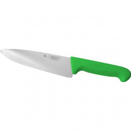 Шеф-нож PRO-Line 20 см, зеленая пластиковая ручка, P.L. Proff Cuisine 71047291