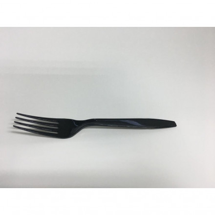 Вилка одноразовая пластик, черный, 18 см, 24 шт/уп, P.L. Proff Cuisine 81211079