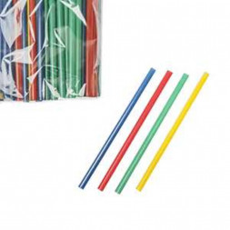 Трубочки для коктейлей цветные, 12,5 см, d 5 мм, 400 шт